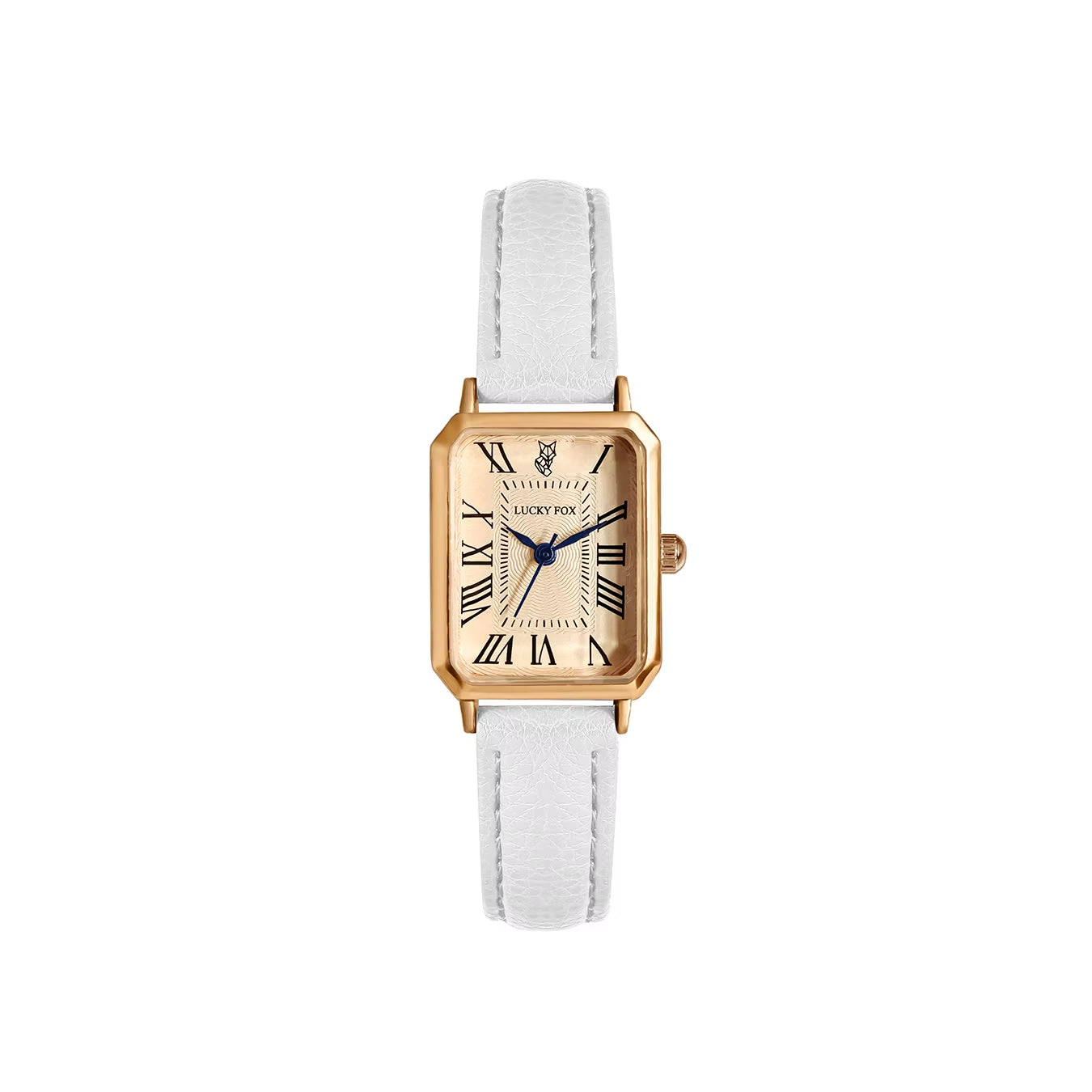 Isabella Rectangle Wristwatch | Roman Numerals Solid Wristwatch