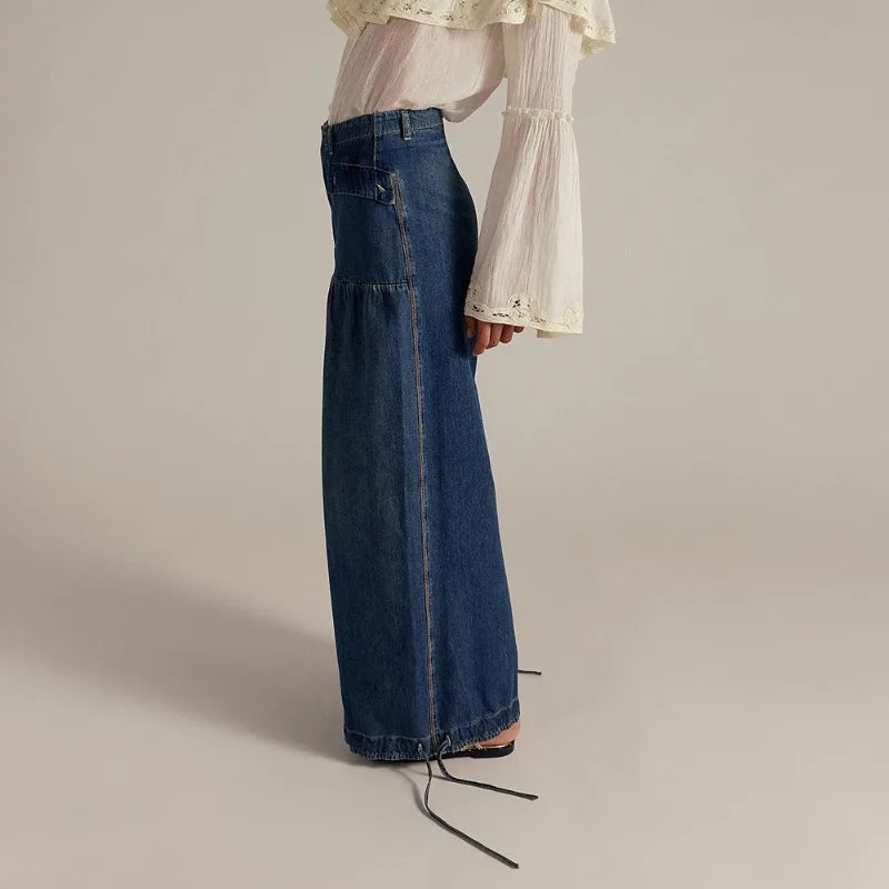 Isla Relaxed Fit Ankle-Length Harem Jogger | Solid Drawstring Jogger