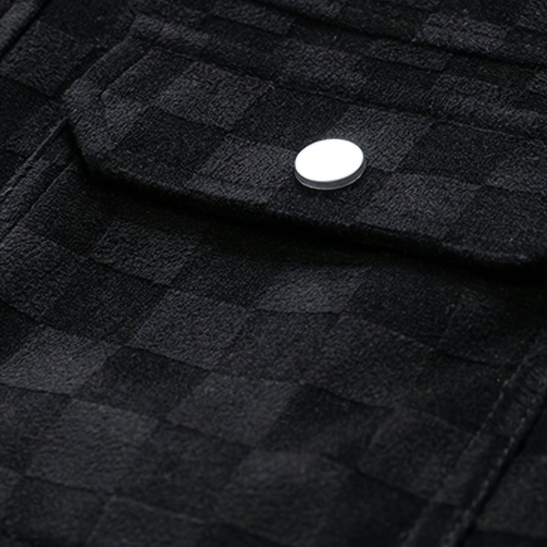 Rocco Relaxed Fit Shirt Jacket | Collared Check Casual Shirt Jacket