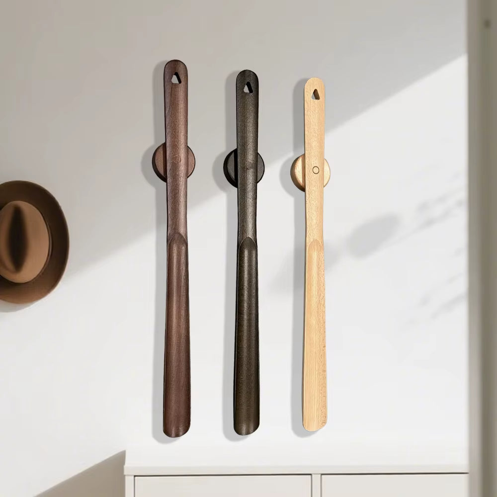 Minimalist Magnetic Wooden Shoehorn