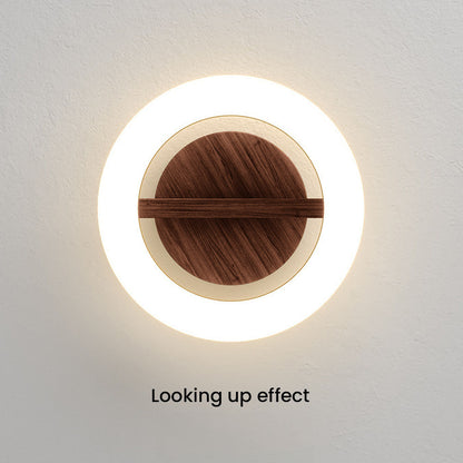 Minimalist Wood Trim LED Ceiling Light