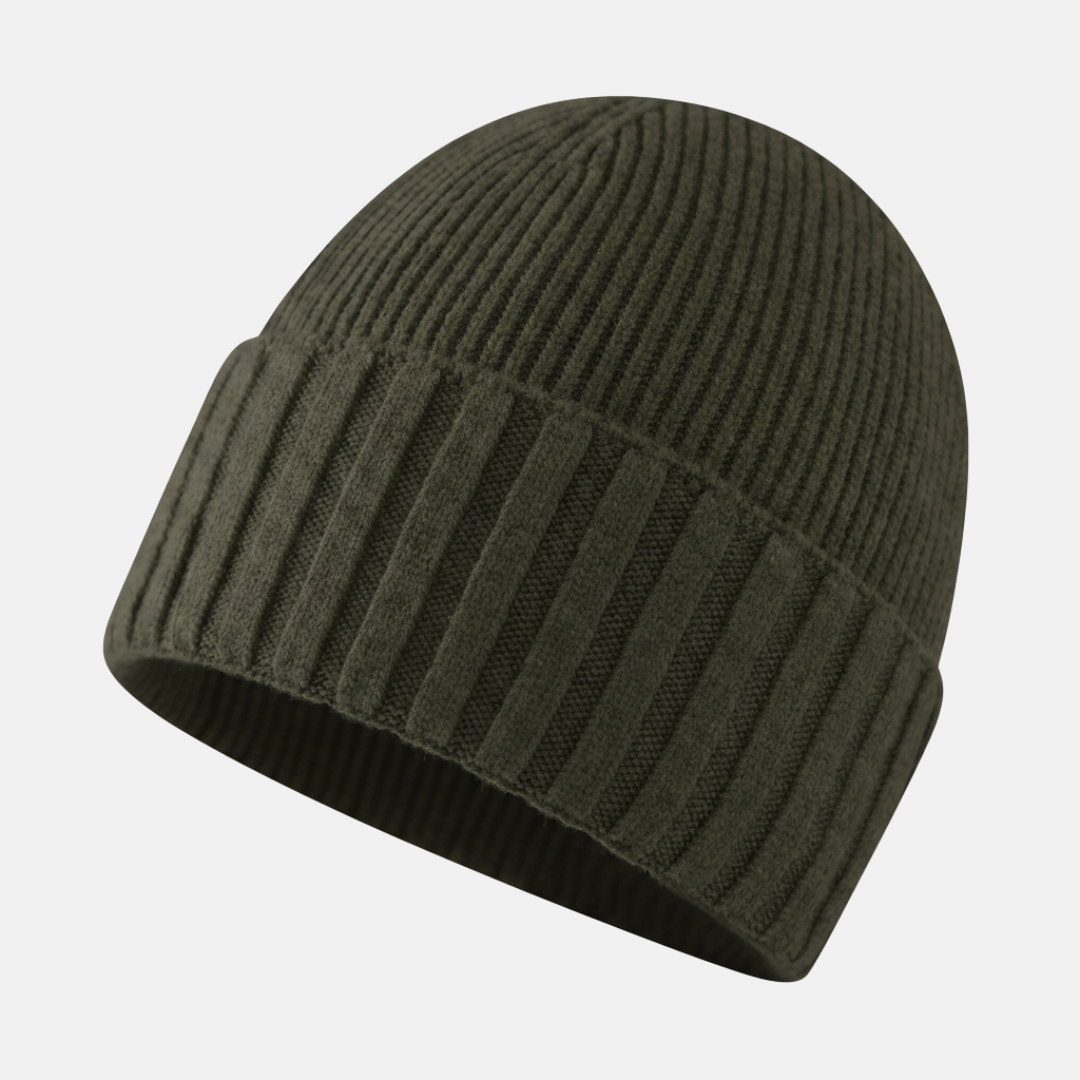 Henry Ribbed Beanie | Striped Close Fit Head Coverage Beanie