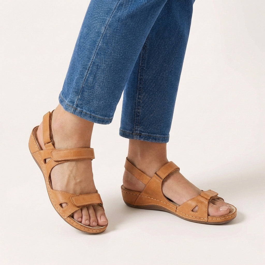 Adjustable Strap Comfort Sandals for Women – Lightweight Supportive Casual Walking Design