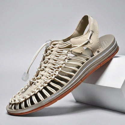 Braided Bungee Sport Sandals for Men – Orthopedic Comfort & Support