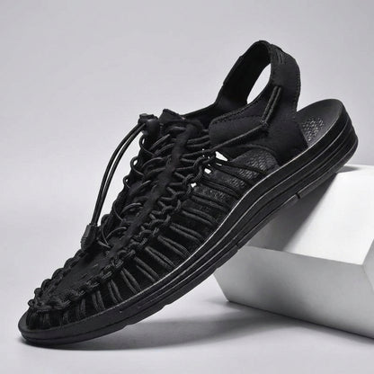 Braided Bungee Sport Sandals for Men – Orthopedic Comfort & Support