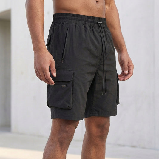 Relaxed Fit Cargo Shorts for Men – Functional & Comfortable Design