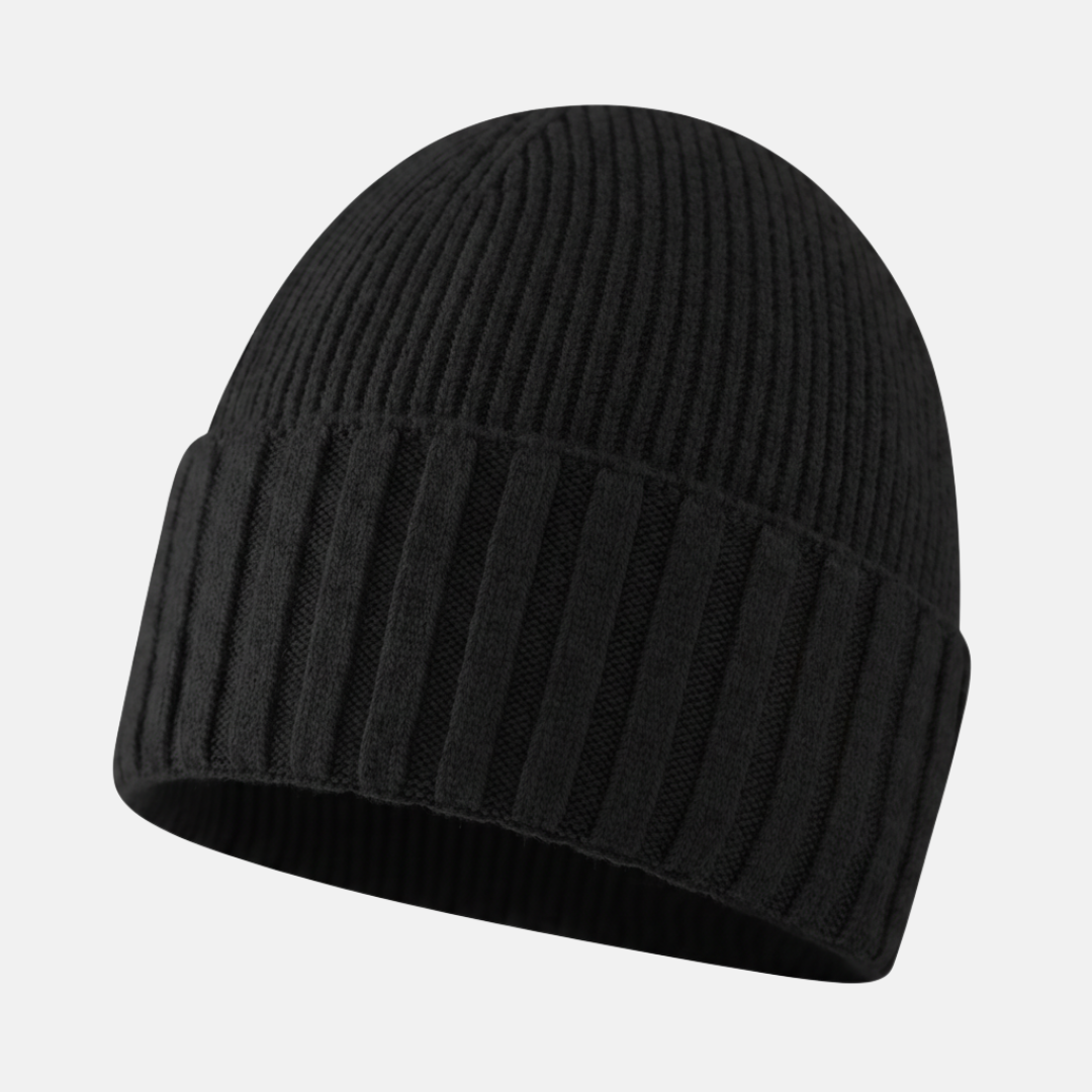 Henry Ribbed Beanie | Striped Close Fit Head Coverage Beanie