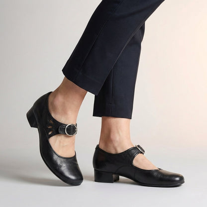 Orthopedic Buckle Strap Mary Jane Shoes for Women – Supportive Comfort & Style