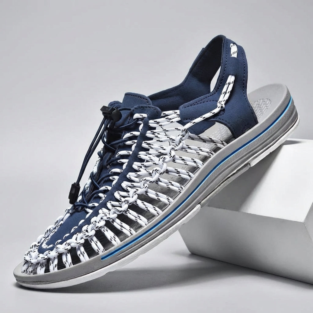 Braided Bungee Sport Sandals for Men – Orthopedic Comfort & Support