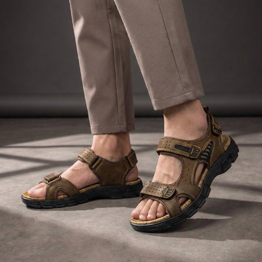 Sporty Adjustable Strap Sandals for Men – Orthopedic Support & Comfort