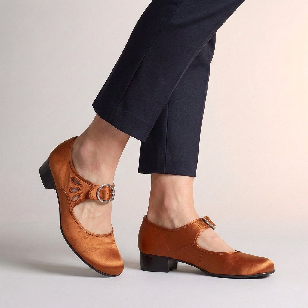 Orthopedic Buckle Strap Mary Jane Shoes for Women – Supportive Comfort & Style