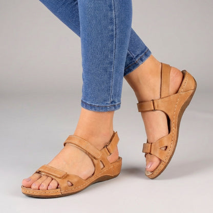 Adjustable Strap Orthopedic Open Toe Comfort Sandals for Women – Supportive & Comfortable