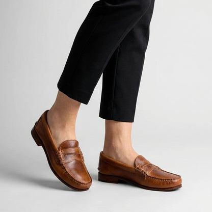 Classic Penny Low-Cut Loafers for Women – Timeless Style & Comfort