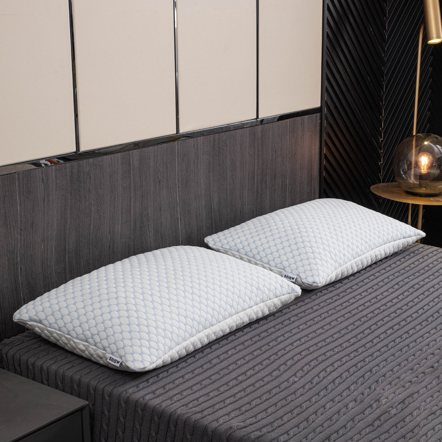 Contemporary Textured Memory Foam Pillow