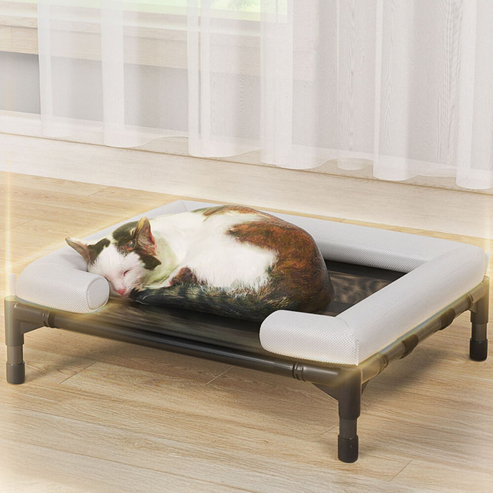 Orthopedic Fabric Pet Tent Bed with Domed Shape