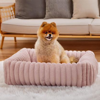Orthopedic Pet Bed with Bolstered Sides