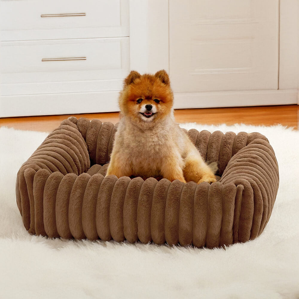 Orthopedic Pet Bed with Bolstered Sides
