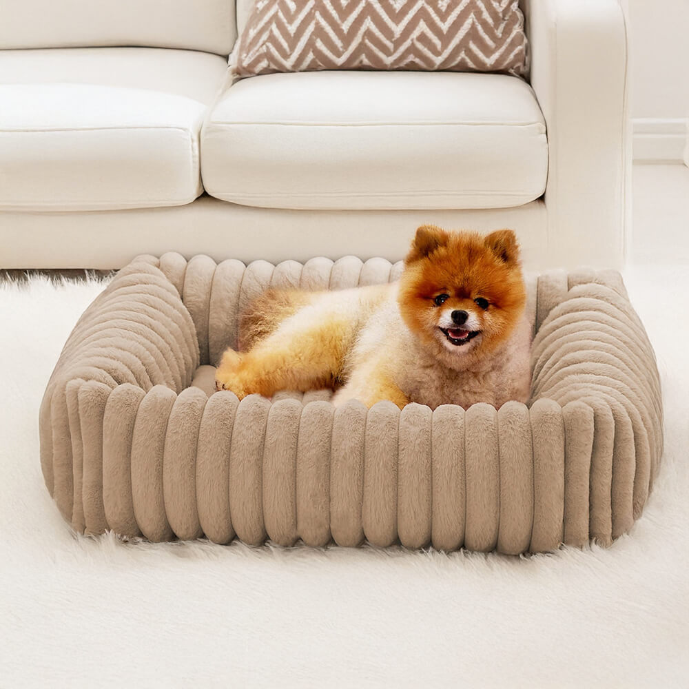 Orthopedic Pet Bed with Bolstered Sides