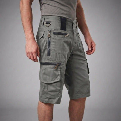 Relaxed Fit Cargo Knee-Length Shorts for Men – Functional & Comfortable Design
