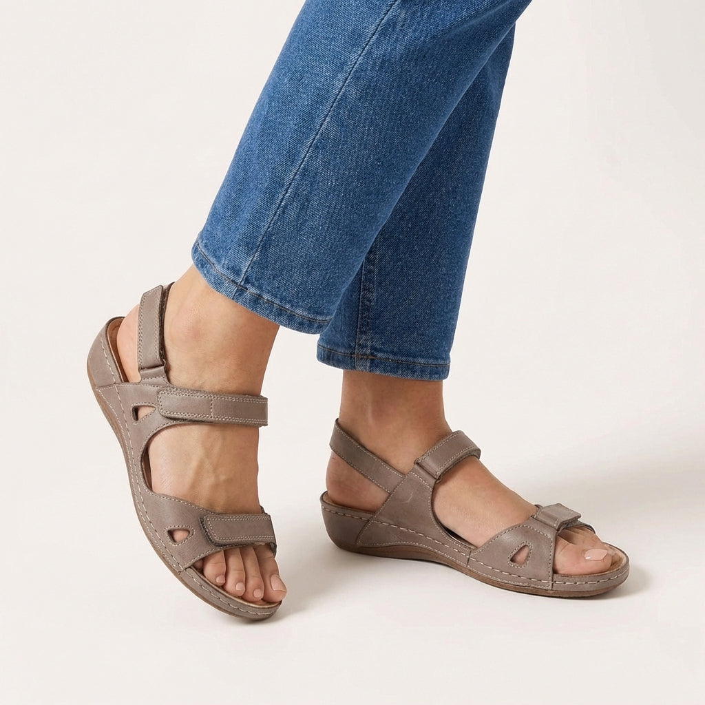 Adjustable Strap Comfort Sandals for Women – Lightweight Supportive Casual Walking Design