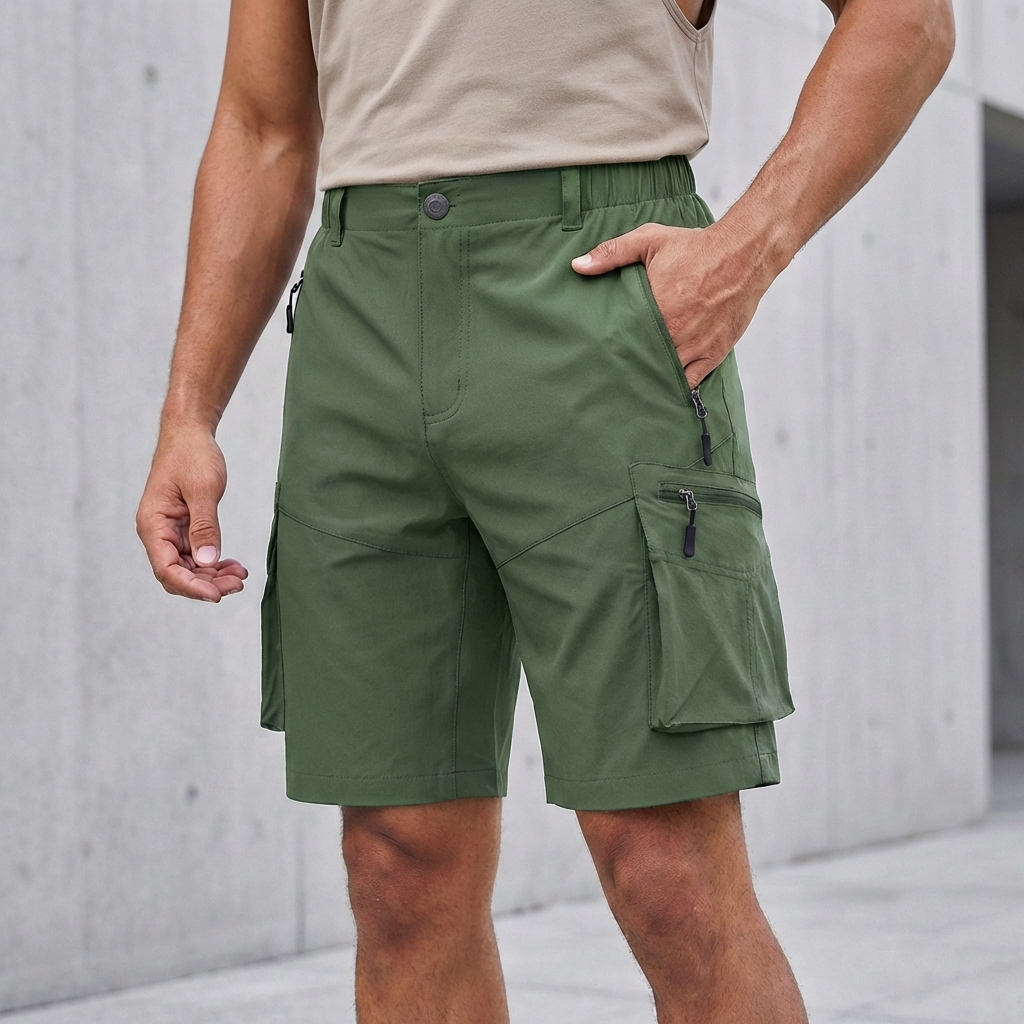 Relaxed Fit Cargo Shorts for Men – Functional Comfort & Style