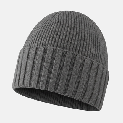 Henry Ribbed Beanie | Striped Close Fit Head Coverage Beanie