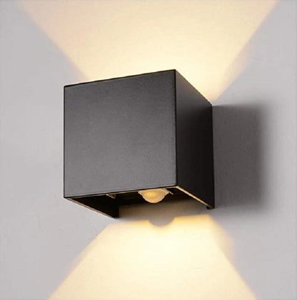 Minimalist Wall Light with Sensor and Dual Emission
