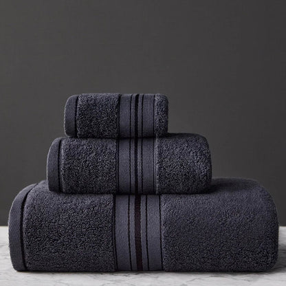Egyptian Cotton Towel Set With Plush Texture