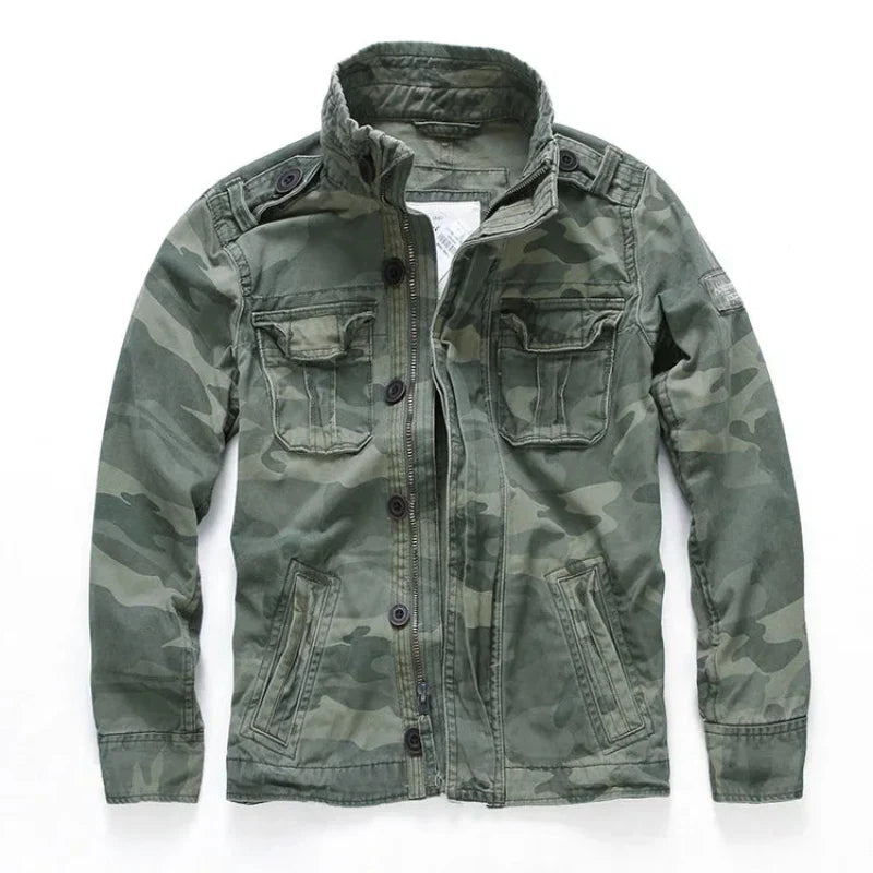 Military Cotton Multi-Pocket Field Jacket