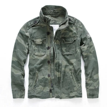 Military Cotton Multi-Pocket Field Jacket