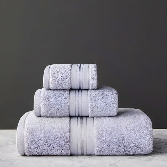 Egyptian Cotton Towel Set With Plush Texture