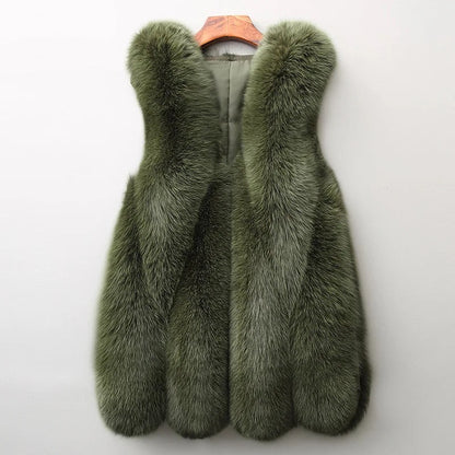Isla Relaxed Fit Vest | Fuzzy Texture Open Front Vest