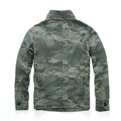 Military Cotton Multi-Pocket Field Jacket
