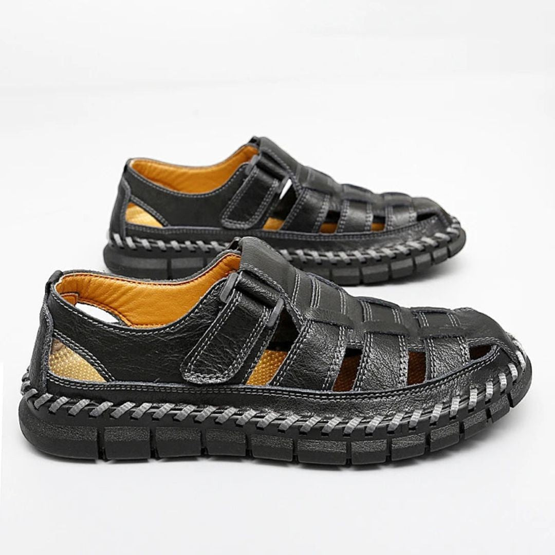 Orthopedic Closed Toe Fisherman Sandals for Men – Comfortable Supportive Design