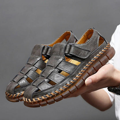 Orthopedic Closed Toe Fisherman Sandals for Men – Comfortable Supportive Design