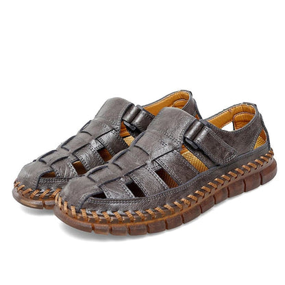 Orthopedic Closed Toe Fisherman Sandals for Men – Comfortable Supportive Design