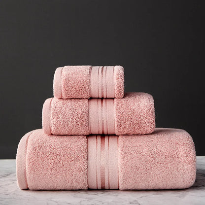 Egyptian Cotton Towel Set With Plush Texture