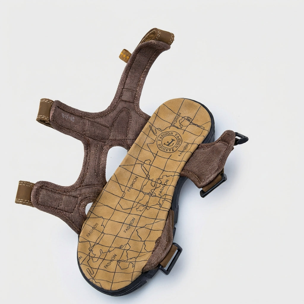 Sporty Adjustable Strap Sandals for Men – Orthopedic Support & Comfort