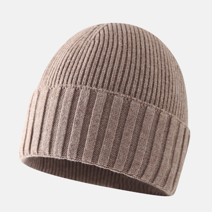 Henry Ribbed Beanie | Striped Close Fit Head Coverage Beanie