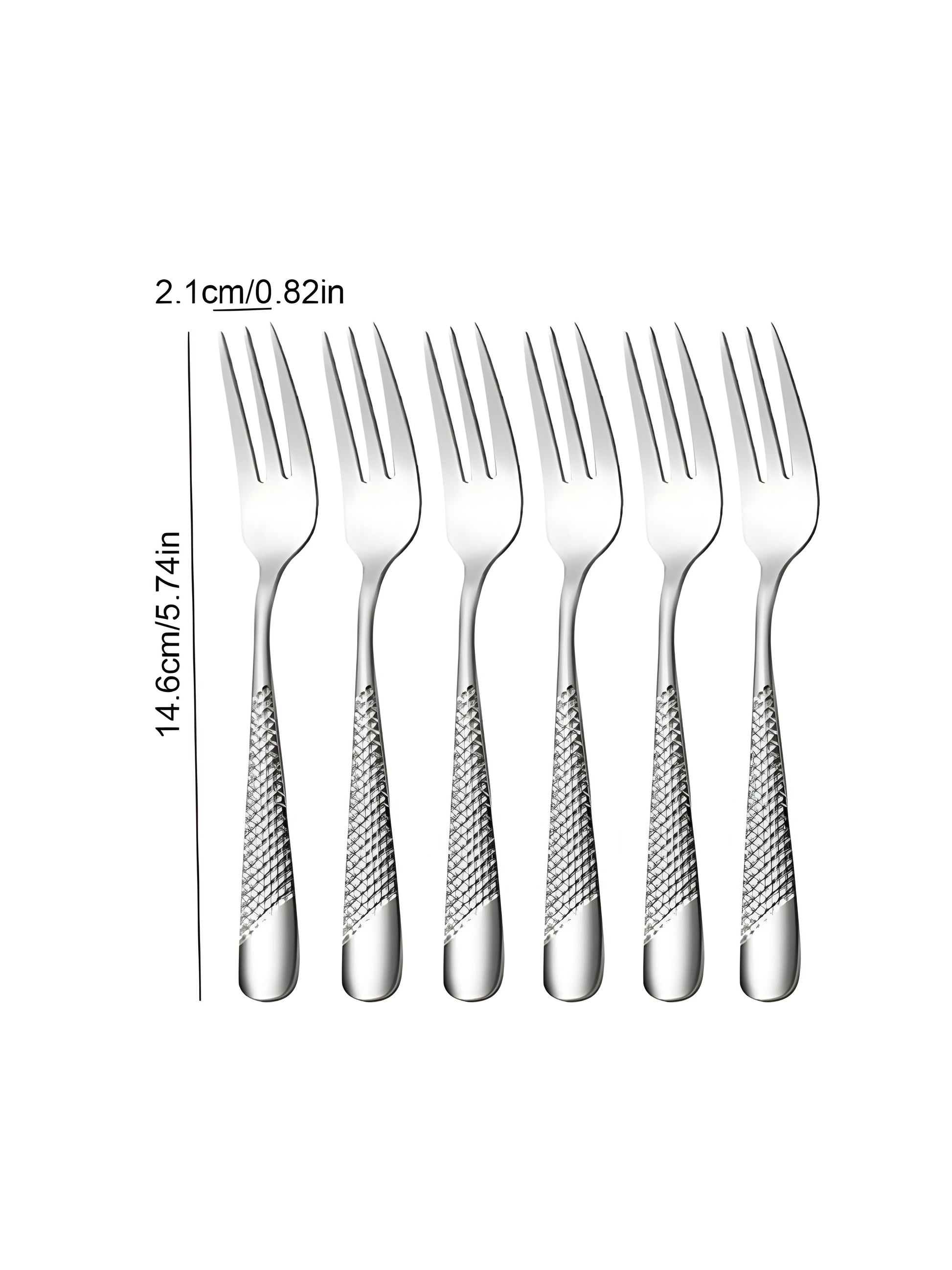 Minimalist Textured Stainless Steel Cutlery Set