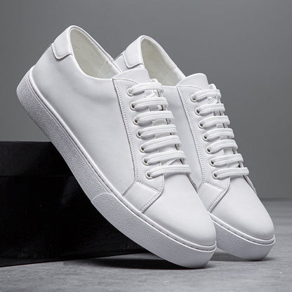 Oscar Classic Silhouette Low-Top Sneakers | Lace-Up Solid Burnished Sneakers