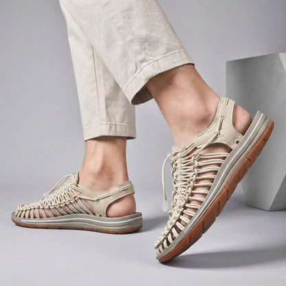 Braided Bungee Sport Sandals for Men – Orthopedic Comfort & Support