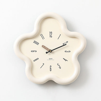 Modern Abstract Floral Wall Clock