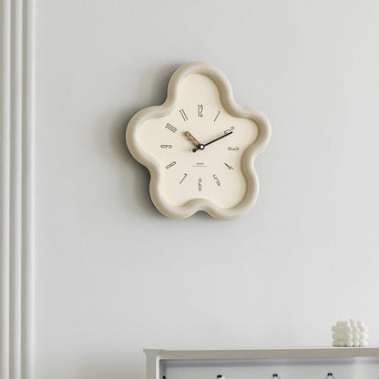 Modern Abstract Floral Wall Clock
