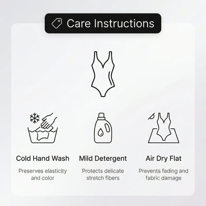 Ruched Square Neck One-Piece Swimsuit for Women – Supportive Full Coverage Design