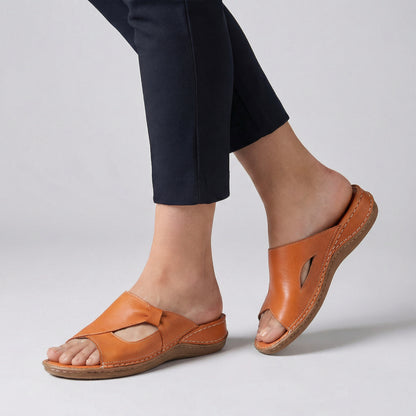 Orthopedic Open Toe Slip-On Sandals for Women – Supportive & Stylish Comfort
