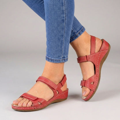 Adjustable Strap Orthopedic Open Toe Comfort Sandals for Women – Supportive & Comfortable