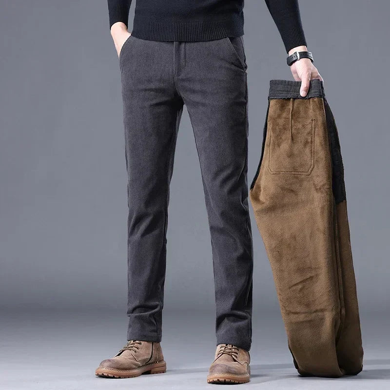 Theo Slim Fit Casual Pants | Lined Pockets Casual Pants