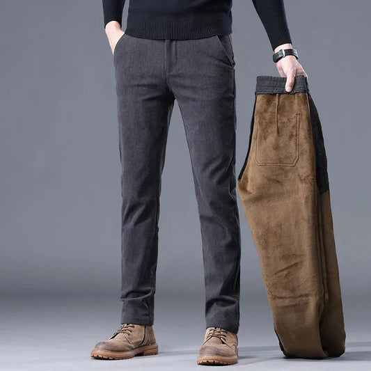 Theo Slim Fit Casual Pants | Lined Pockets Casual Pants