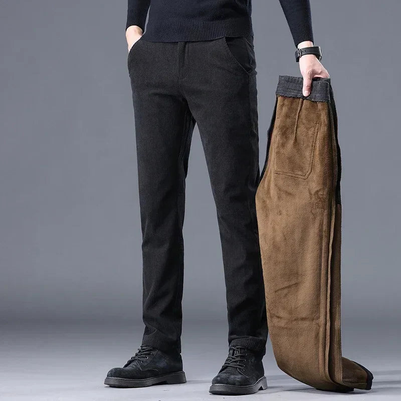 Theo Slim Fit Casual Pants | Lined Pockets Casual Pants